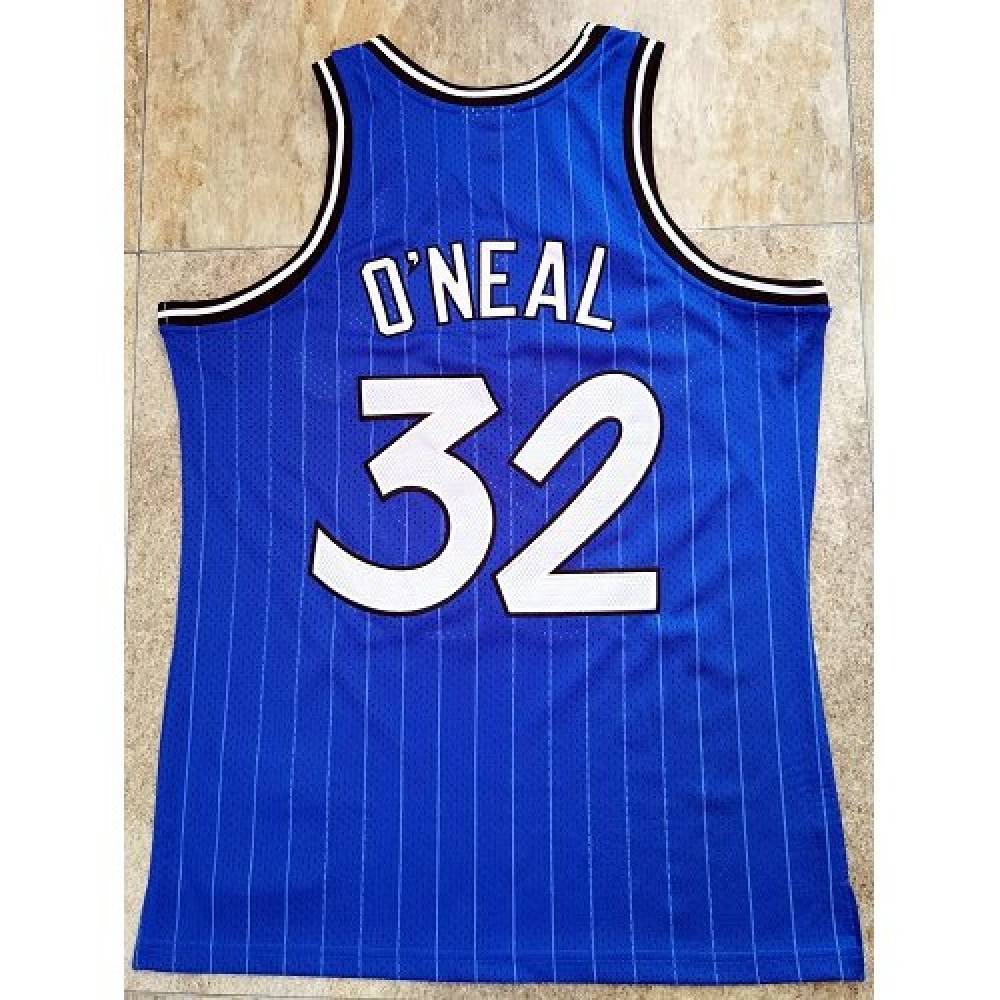 Men's Orlando Magic Shaquille O'Neal #32 Throwback Blue 94-95 Hardwood Classics Jersey-Pro Kit Vault | Brand New 26/27 Sports Jerseys